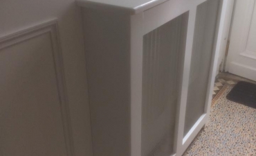 Cache radiateur en bois sur mesure