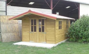 Chalet de jardin en bois sur mesure