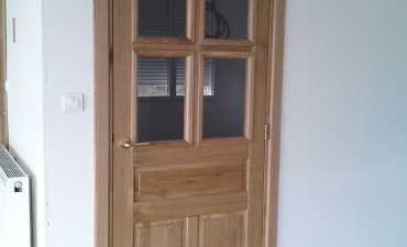 Porte d'intérieur en bois sur mesure