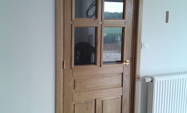 Porte d'intérieur en bois sur mesure